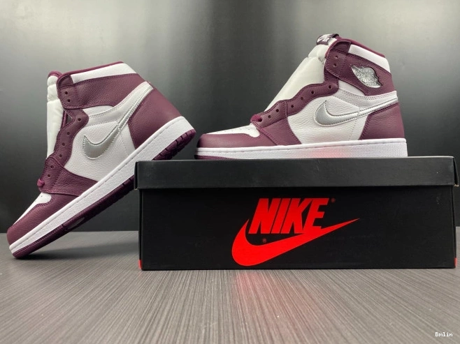 Bmlin Shoes 1 555088-611 OG High Jordan Air Bordeaux 0710